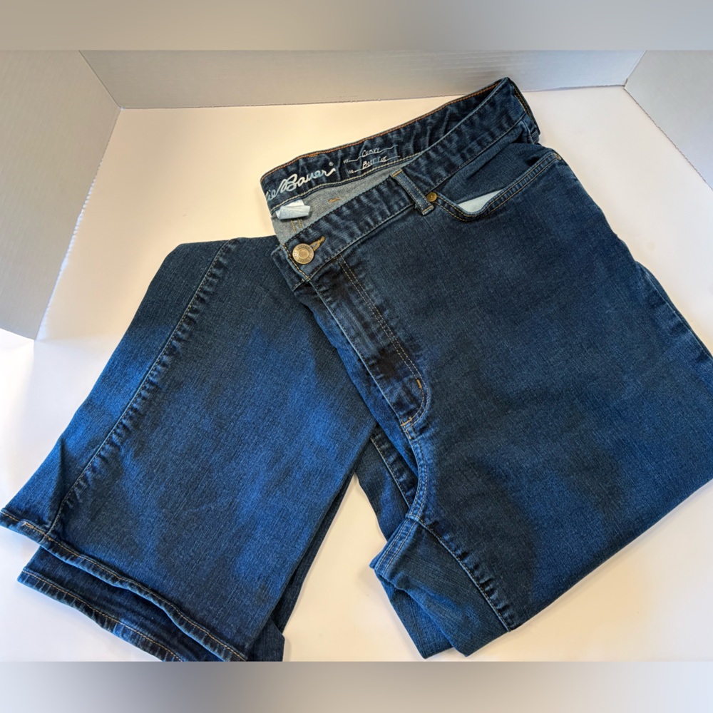 Eddie Bauer Tall Curvy Jeans - Size 20 T - Dark Wash